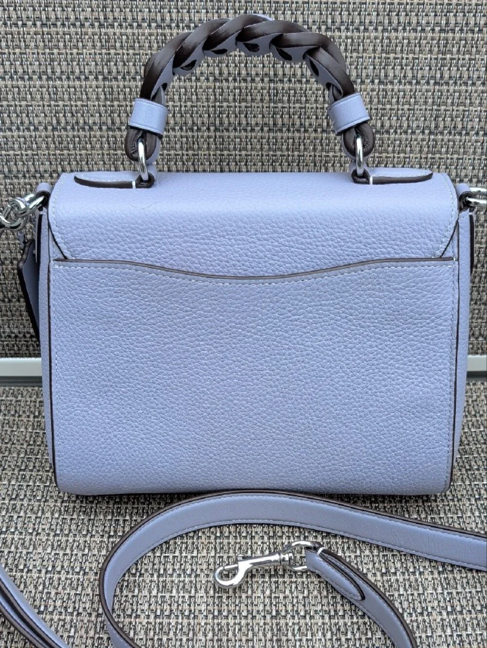 COACH Morgan Top-Handle Satchel With Crossbody Strap (CJ618) EUC